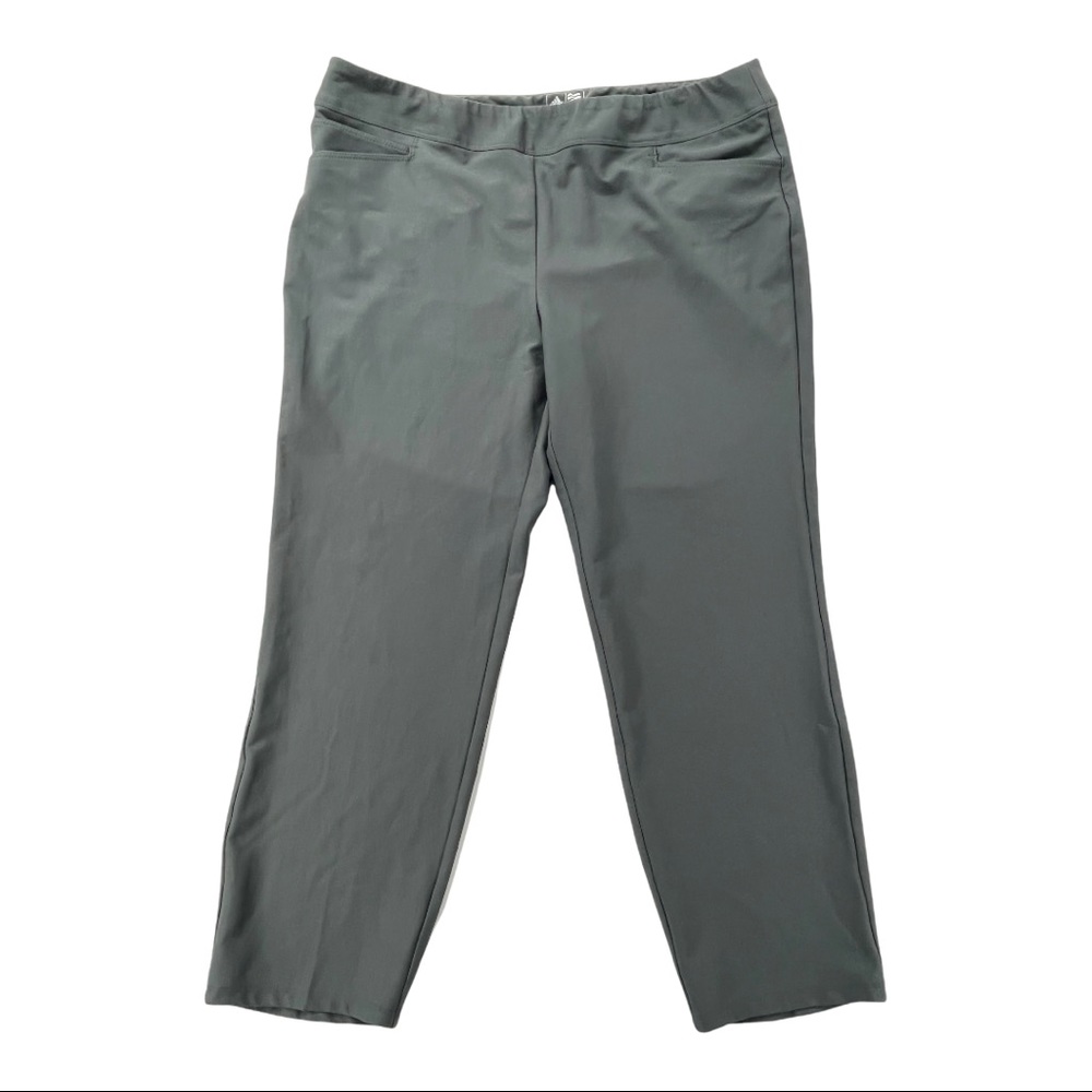 Adidas Womens Gray Stretch Golf Pants Size XL